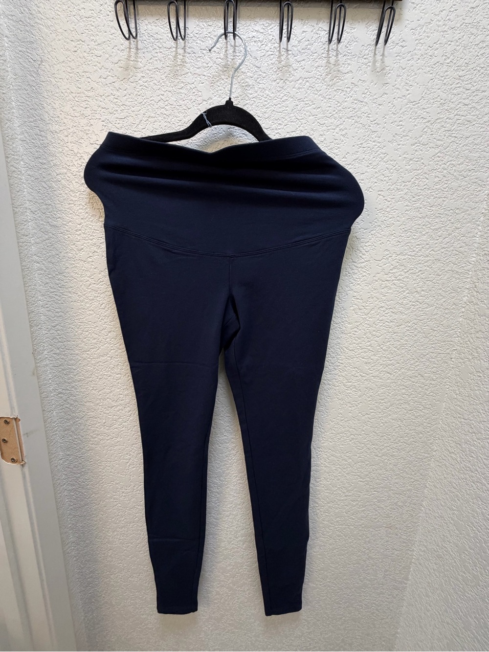 Maternity Old Navy Navy Foldover Waist Leggings